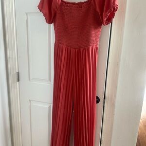 Elegant Red Jumpsuit